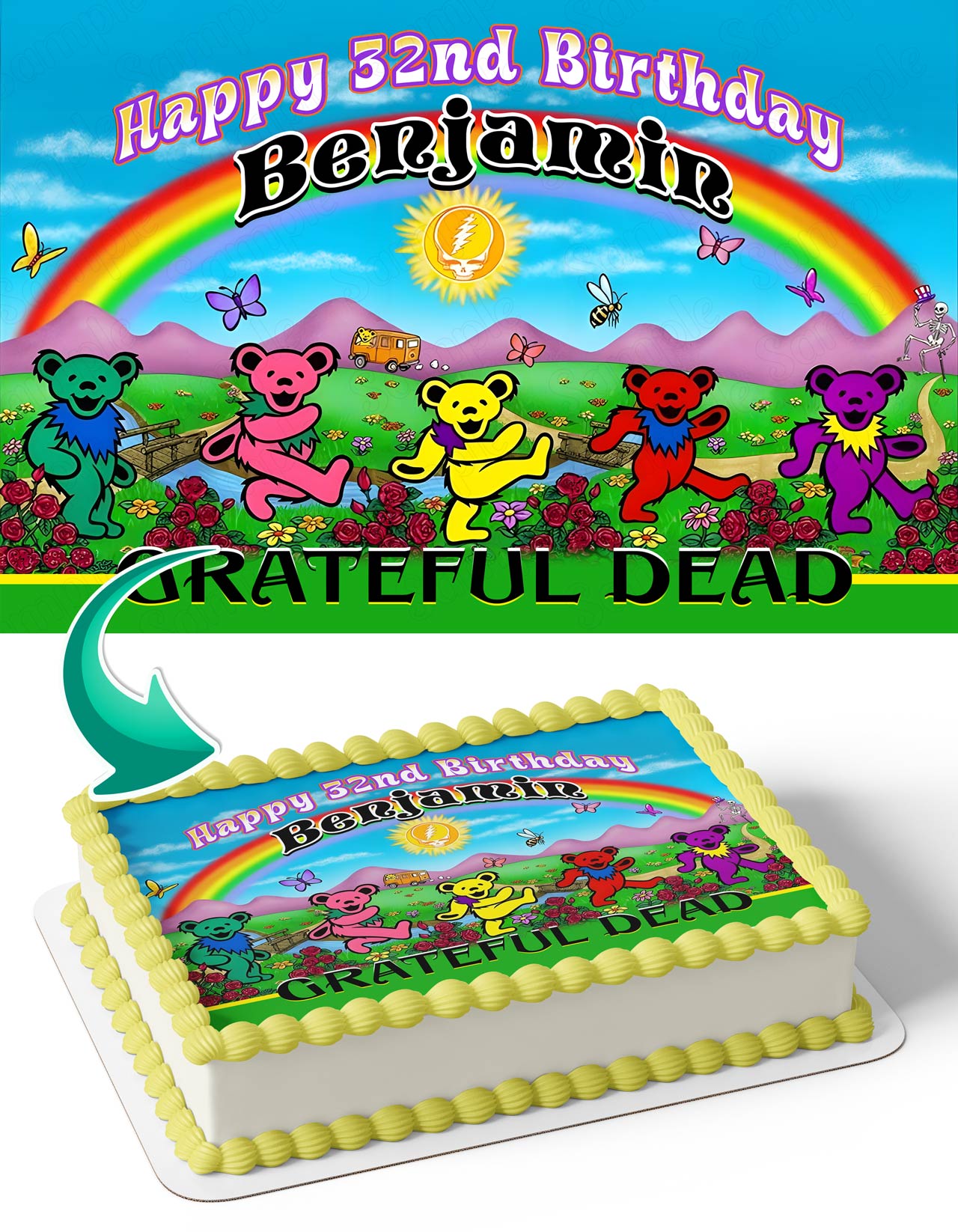 grateful-dead-dancing-bears-edible-cake-toppers-ediblecakeimage