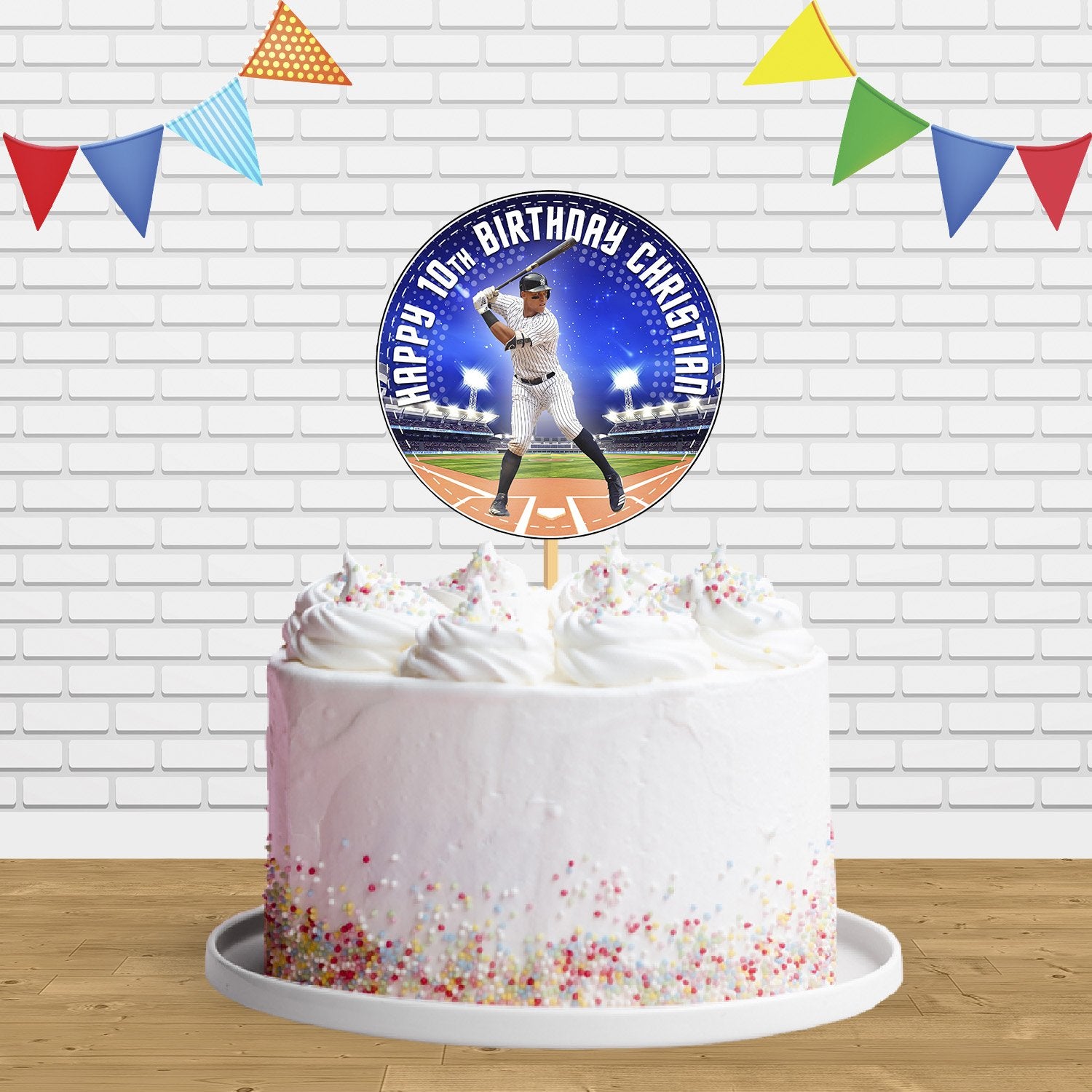 Aaron Judge New York Yankees 2 Edible Cake Toppers – Ediblecakeimage