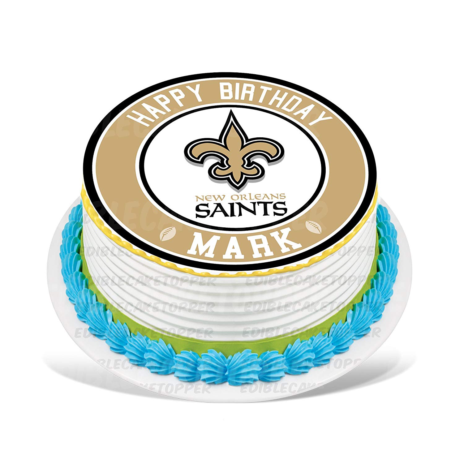 New Orleans Saints Edible Image