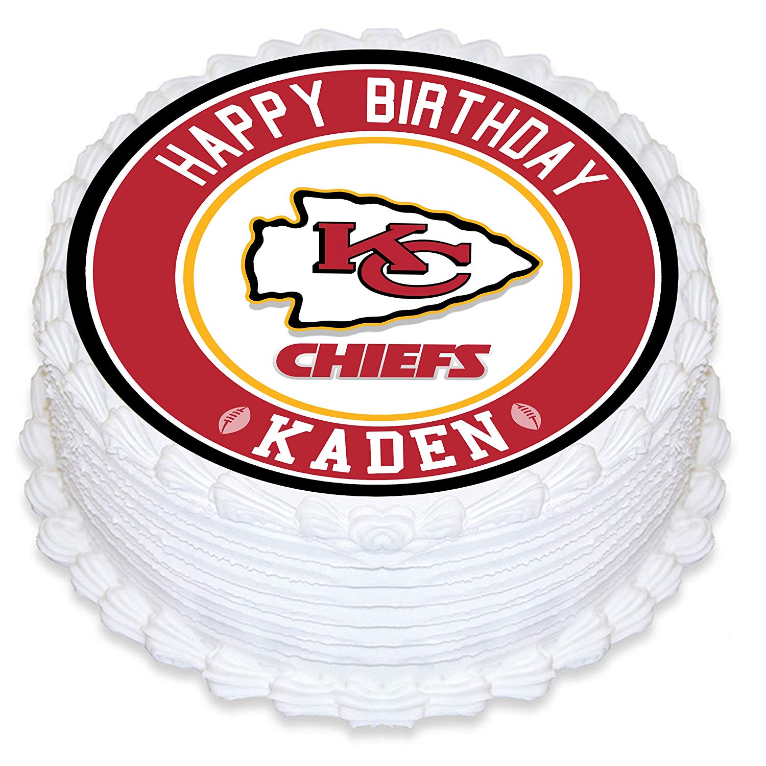 Kansas City Chiefs Super Bowl 2023 Edible Image Cake Topper