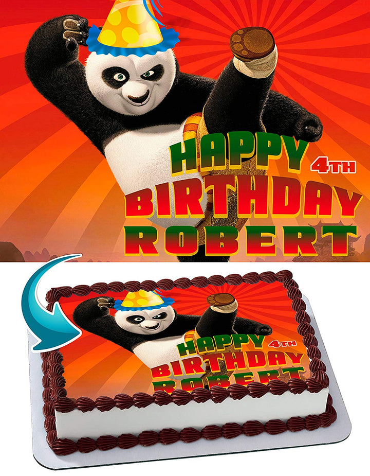 Kung Fu Panda Edible Cake Toppers