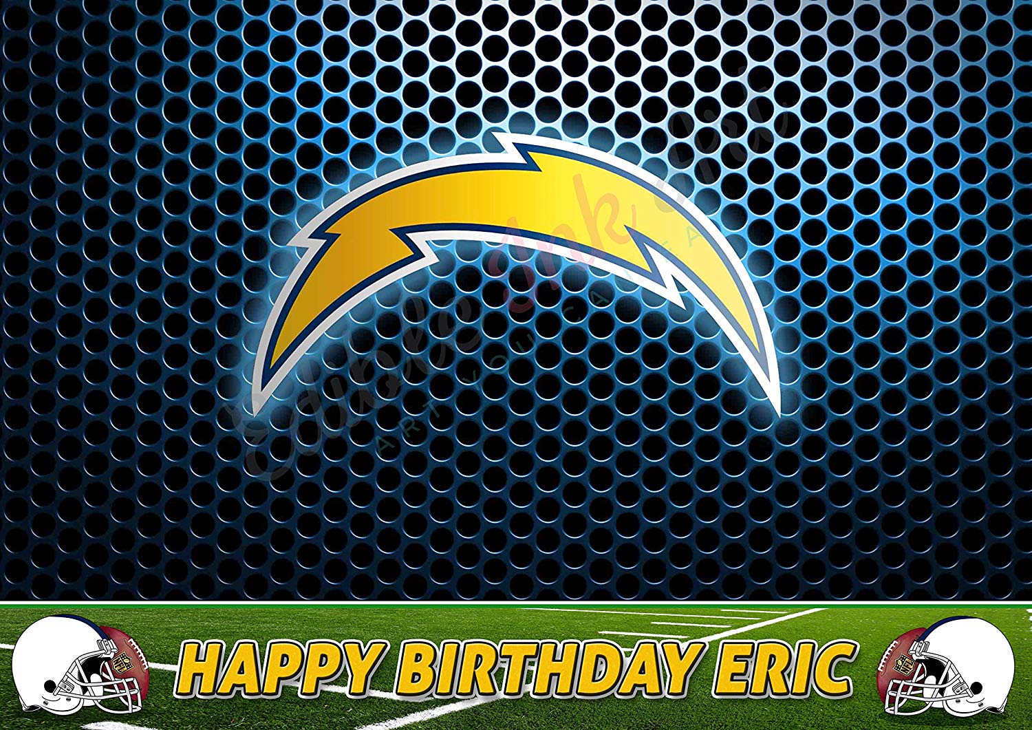 San Diego Chargers Logo NFL Edible Cake Topper Image ABPID01058 – A  Birthday Place