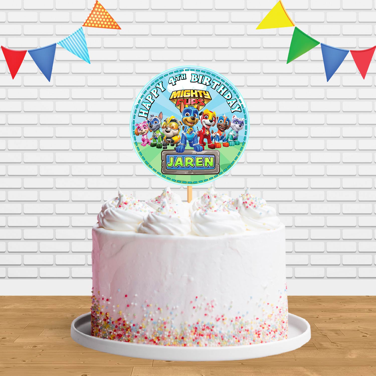 Mighty Pups PAW Patrol Edible Cake Toppers – Ediblecakeimage