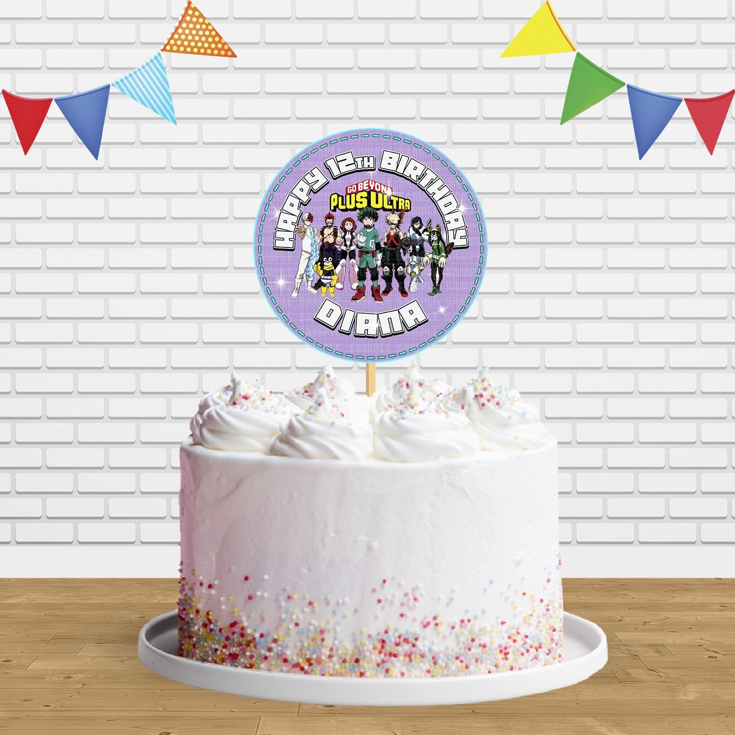 My Hero Academia 3 Edible Cake Toppers – Ediblecakeimage