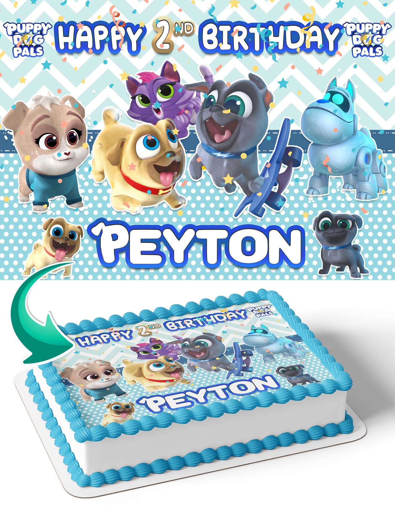 Walmart puppy dog pals cake new arrivals