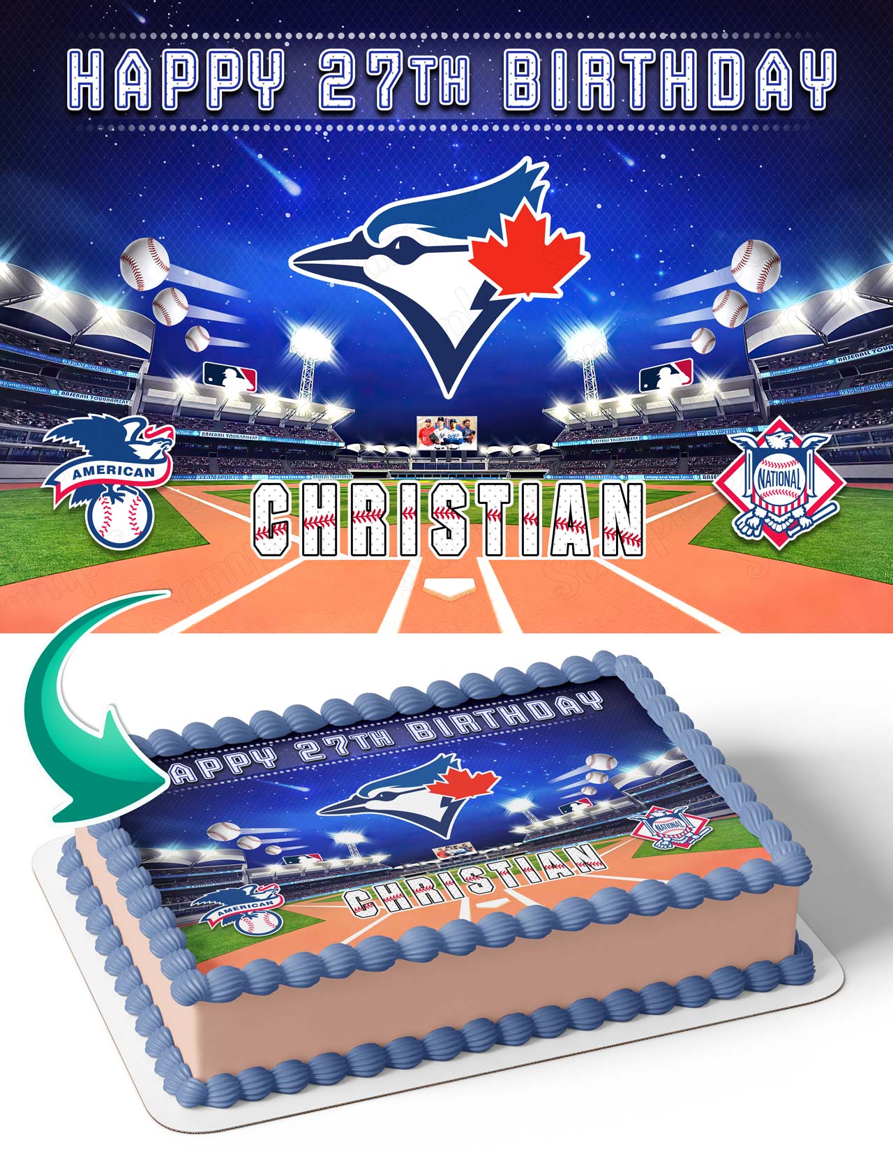 Personalized Toronto Blue Jays Baseball Full Printing Hawaiian