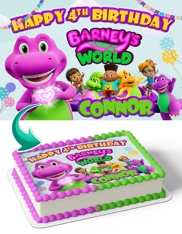 Barneys World Kids 2024 Edible Cake Toppers