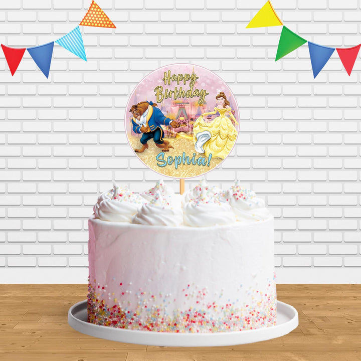 Beauty and the Beast Ct Cake Topper Centerpiece Birthday Party Decorations