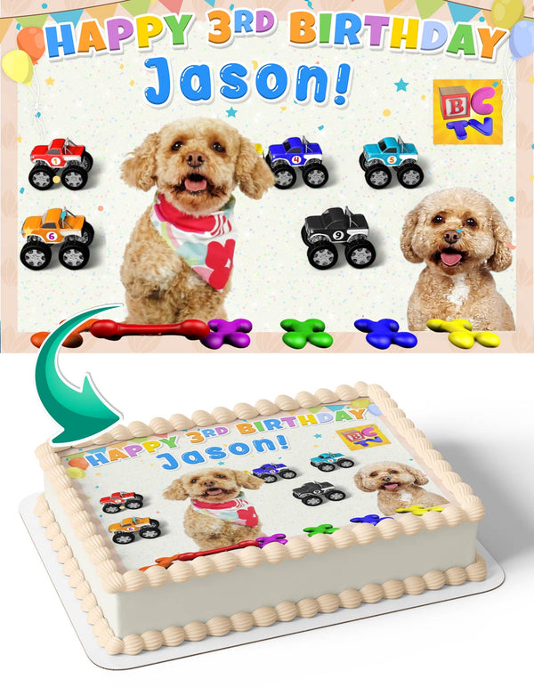 Brain Candy TV Kids Dog Edible Cake Toppers