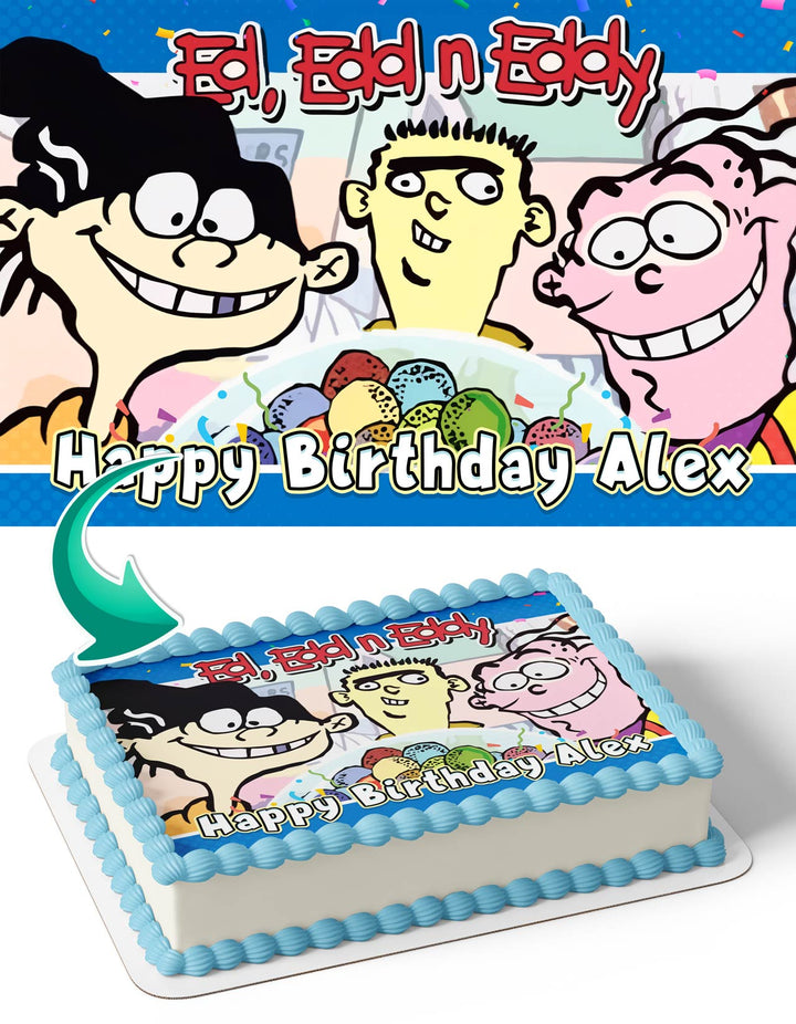 Ed Edd n Eddy Edible Cake Toppers