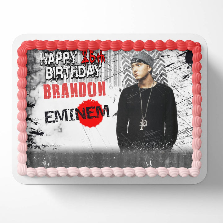 Eminem Rapper Edible Cake Toppers