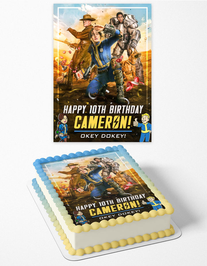 Fallout TV Series 2024 Edible Cake Toppers