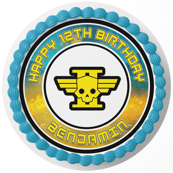 Helldivers 2 Rd Edible Cake Toppers Round