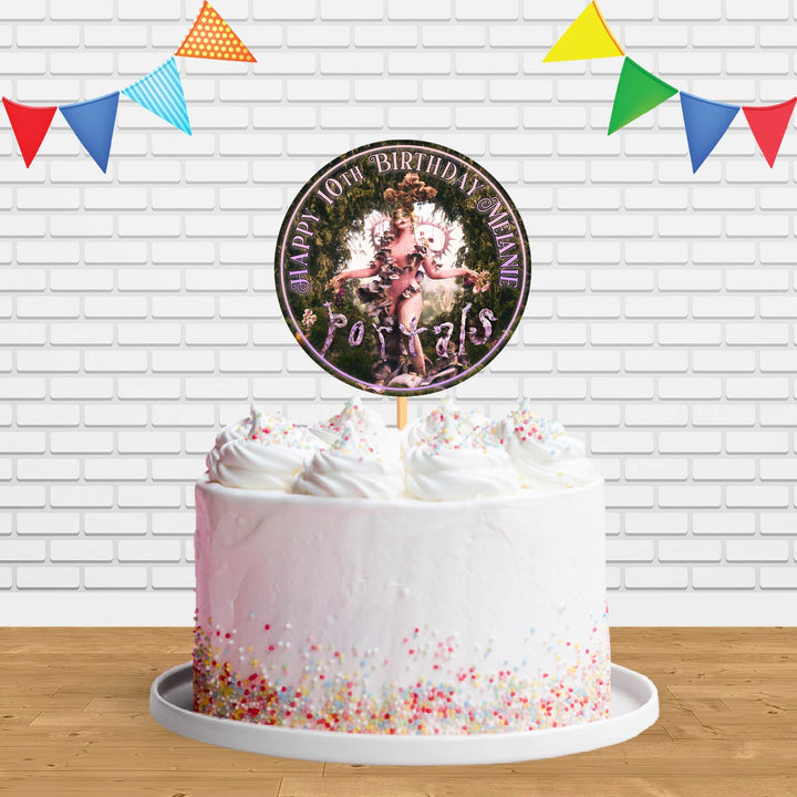Melanie Martinez Portals Album Cover Ct Cake Topper Centerpiece Birthday Party Decorations