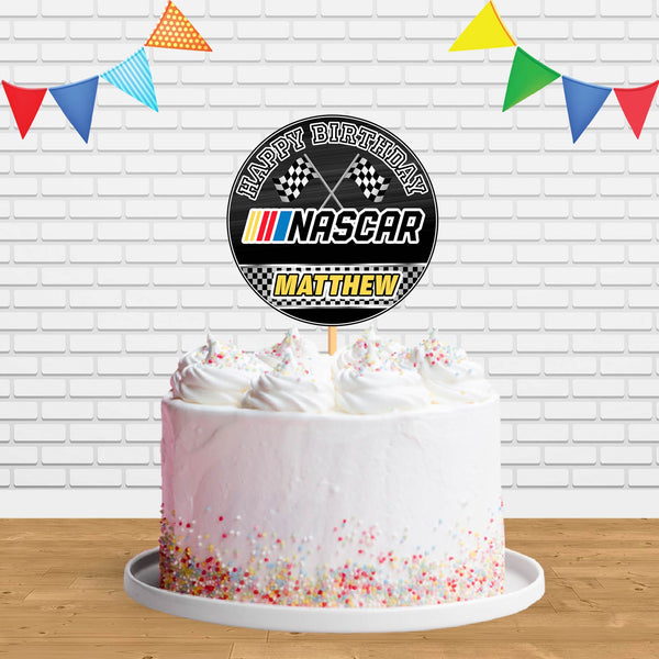 Nascar Racing Ct Cake Topper Centerpiece Birthday Party Decorations