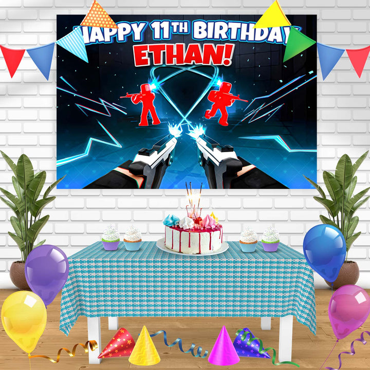 Roblox Rivals Birthday Banner Personalized Party Backdrop Decoration
