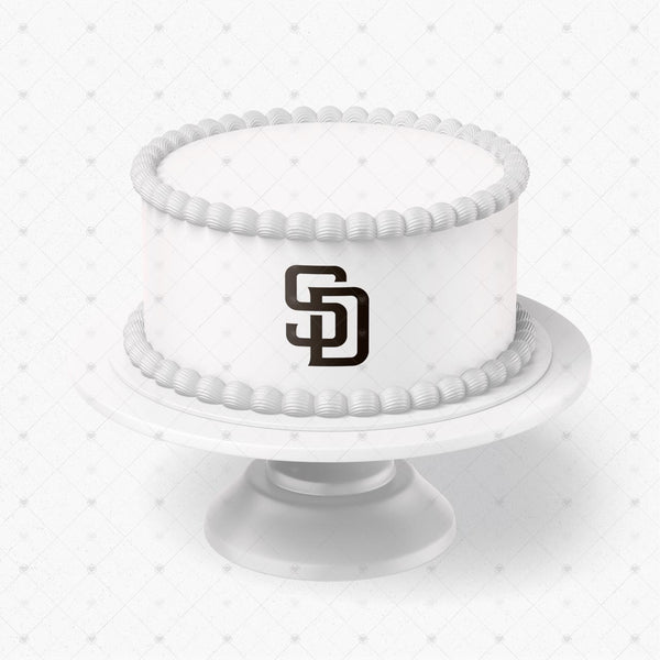 San Diego Padres Logo Edible Cake Toppers Logos