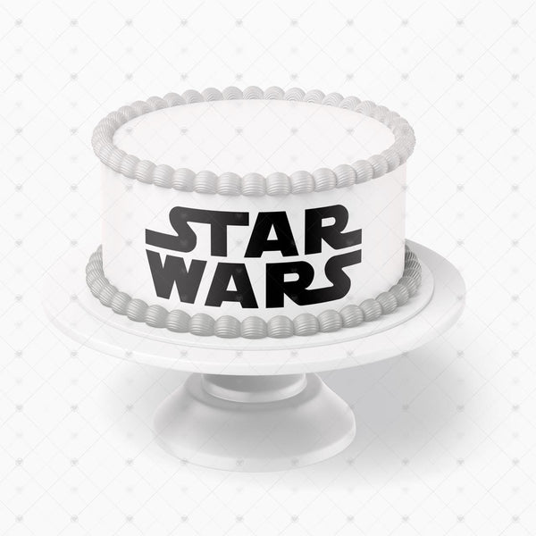 Starwars Logo Edible Cake Toppers Logos