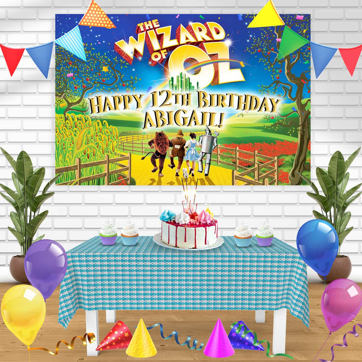 The Wizard of Oz Andrew Lloyd Webbers Bn Birthday Banner Personalized Party Backdrop Decoration