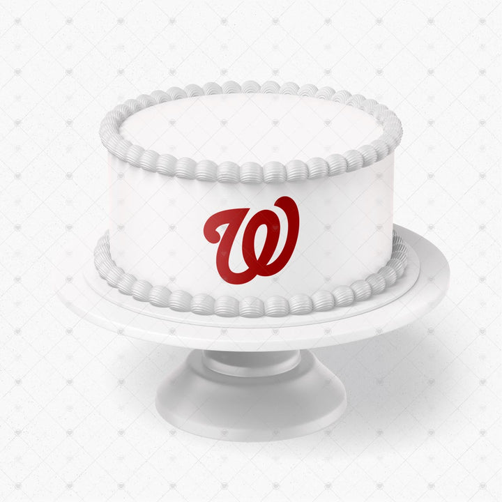 Washington Nationals Logo Edible Cake Toppers Logos