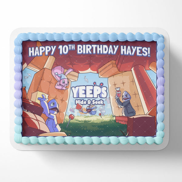 Yeeps Hide and Seek Kids Edible Cake Toppers