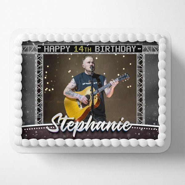 Zack Bryan Country Music Singer Edible Cake Toppers