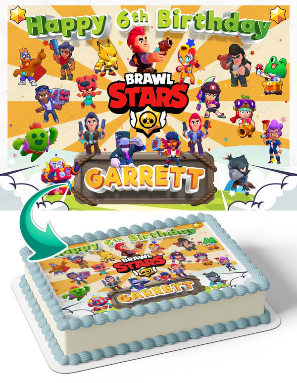 BRAWL STARS Edible Cake Toppers