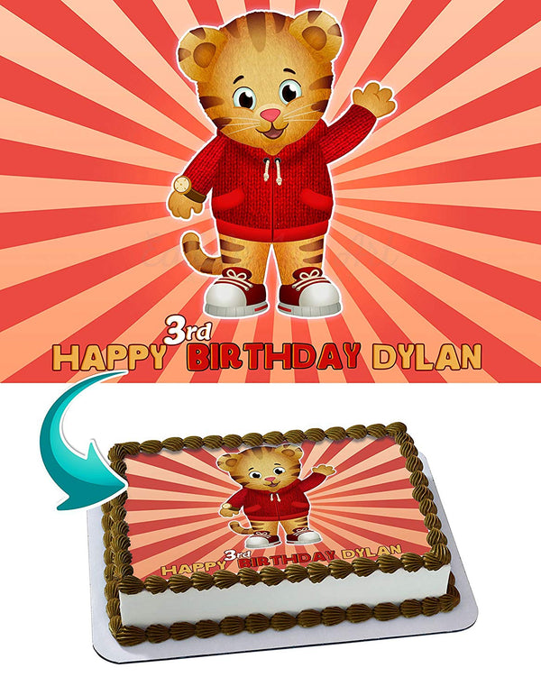 Daniel Tiger Edible Cake Toppers