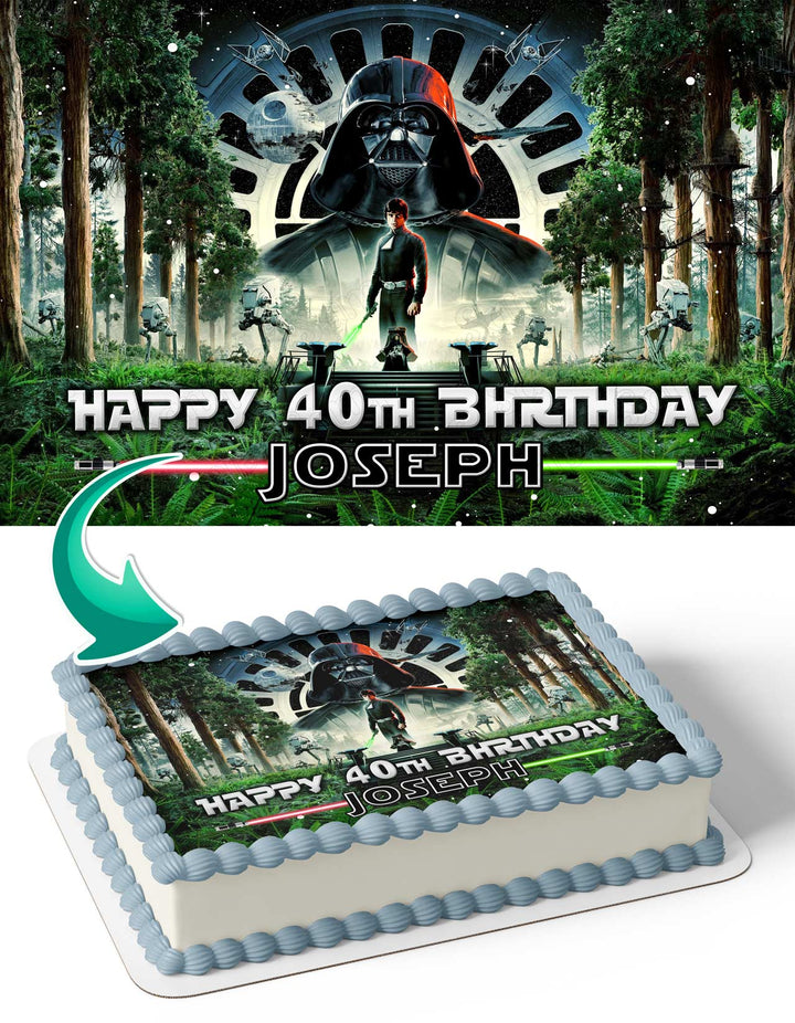 STAR WARS Episode VIReturn of the Jedi 40th Anniversary Edible Cake Toppers