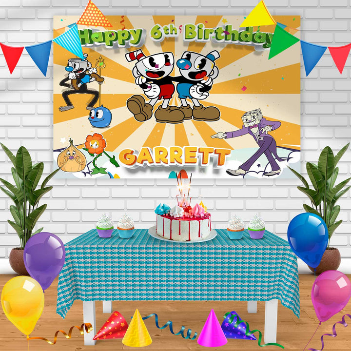 5 Little Monkeys Birthday Banner Personalized Party Backdrop Decoration