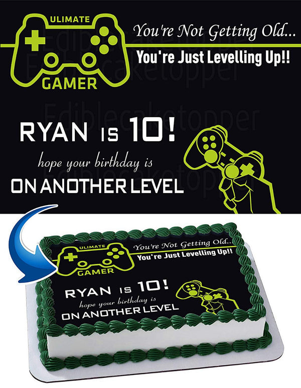 Ultimate Gamer Edible Cake Toppers