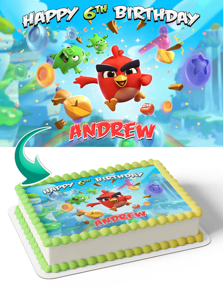 Angry Birds Kids AB Edible Cake Toppers