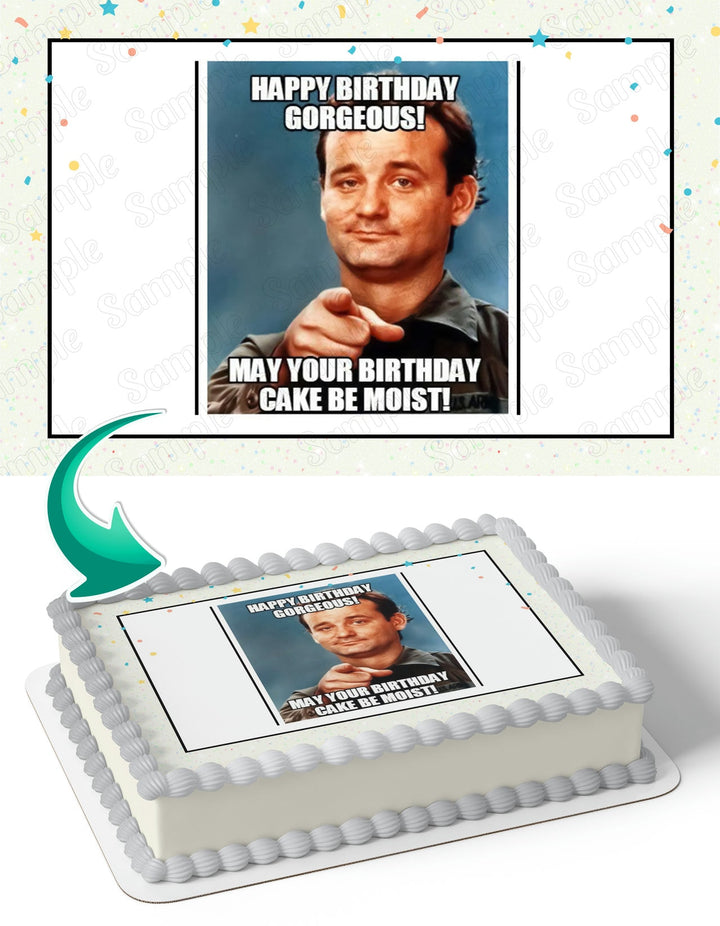 Bill Murray Meme Edible Cake Toppers