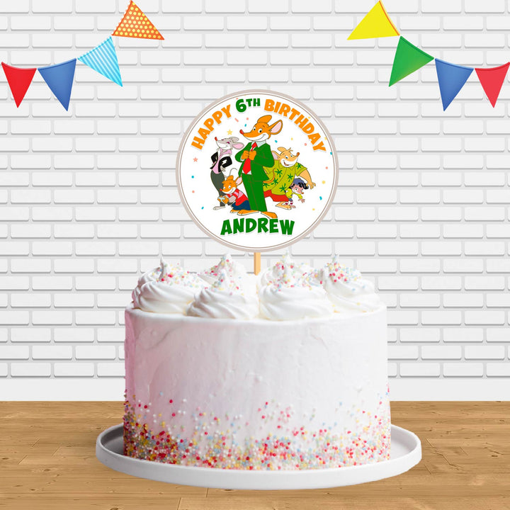 Geronimo Stilton World Ct Cake Topper Centerpiece Birthday Party Decorations