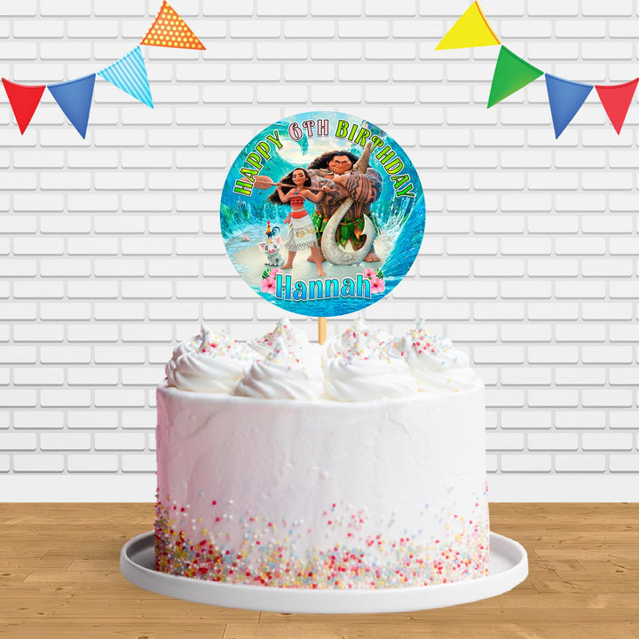 Moana Maui Hei Pua Ct Cake Topper Centerpiece Birthday Party