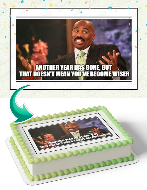 Steve Harvey Meme Edible Cake Toppers