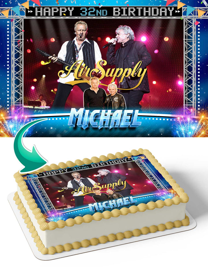 Air Supply Edible Cake Toppers