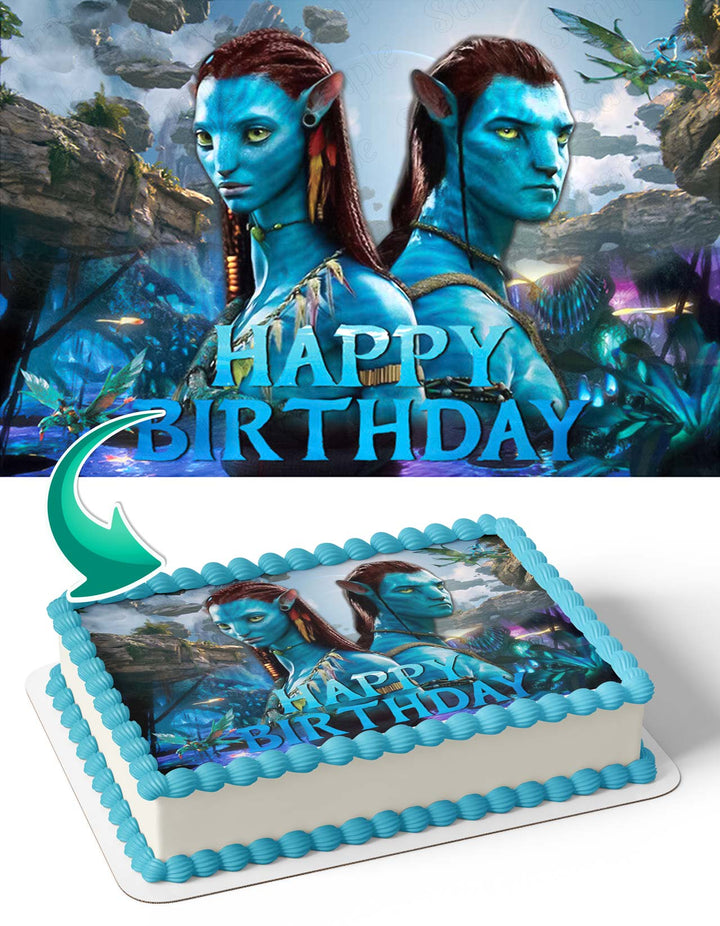 Avatar Movie Edible Cake Toppers