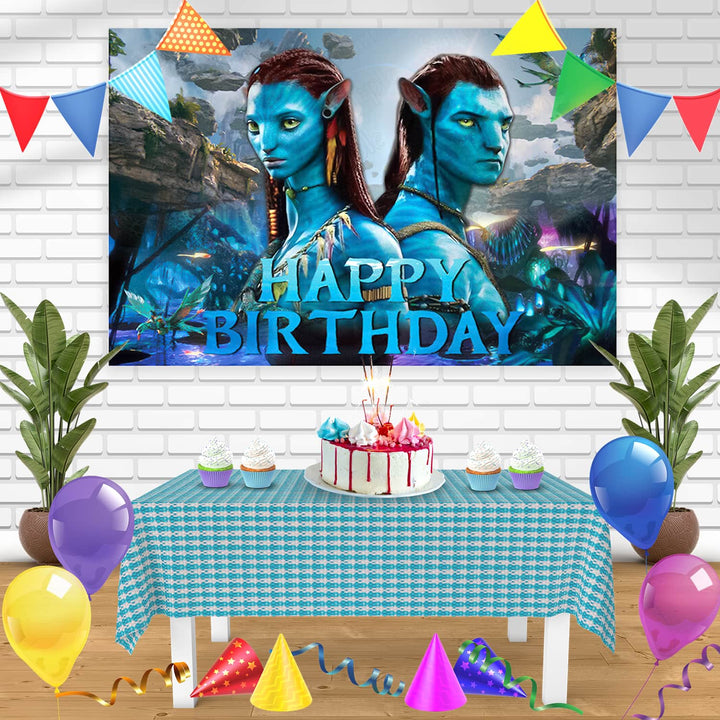 Avatar Movie Bn Birthday Banner Personalized Party Backdrop Decoration