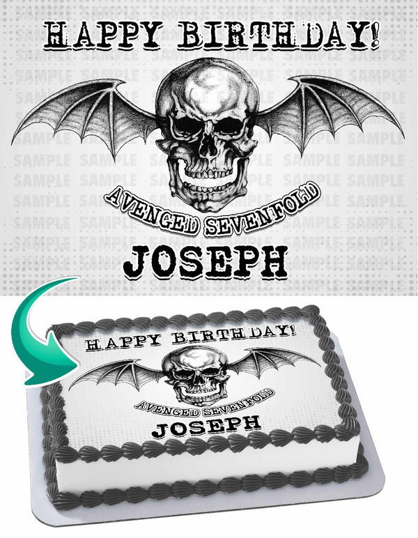 Avenged Sevenfold Edible Cake Toppers