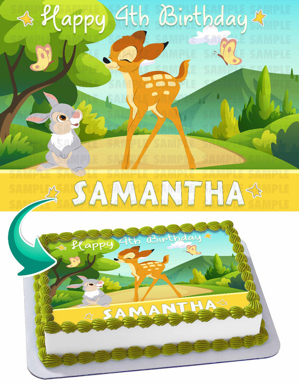 Bambi Disney Movie Edible Cake Toppers