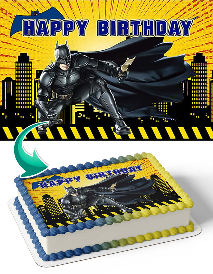 Batman Superhero YB Edible Cake Toppers