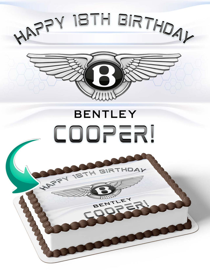 Bentley Edible Cake Toppers
