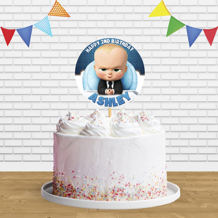 Boss Baby Cake Topper Centerpiece Birthday Party Decorations