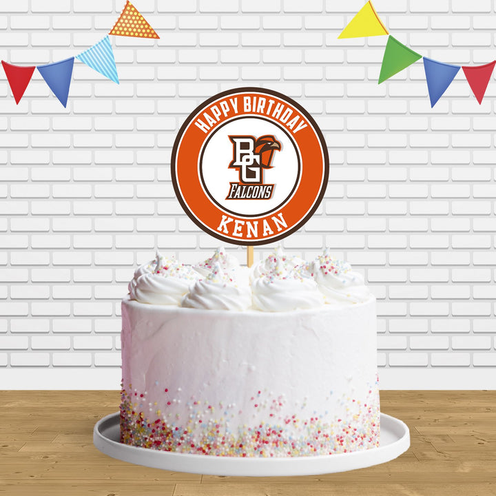 Bowling Green Falcons Cake Topper Centerpiece Birthday Party Decorations