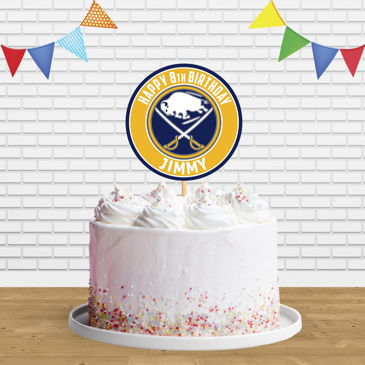 Buffalo Sabres Cake Topper Centerpiece Birthday Party Decorations