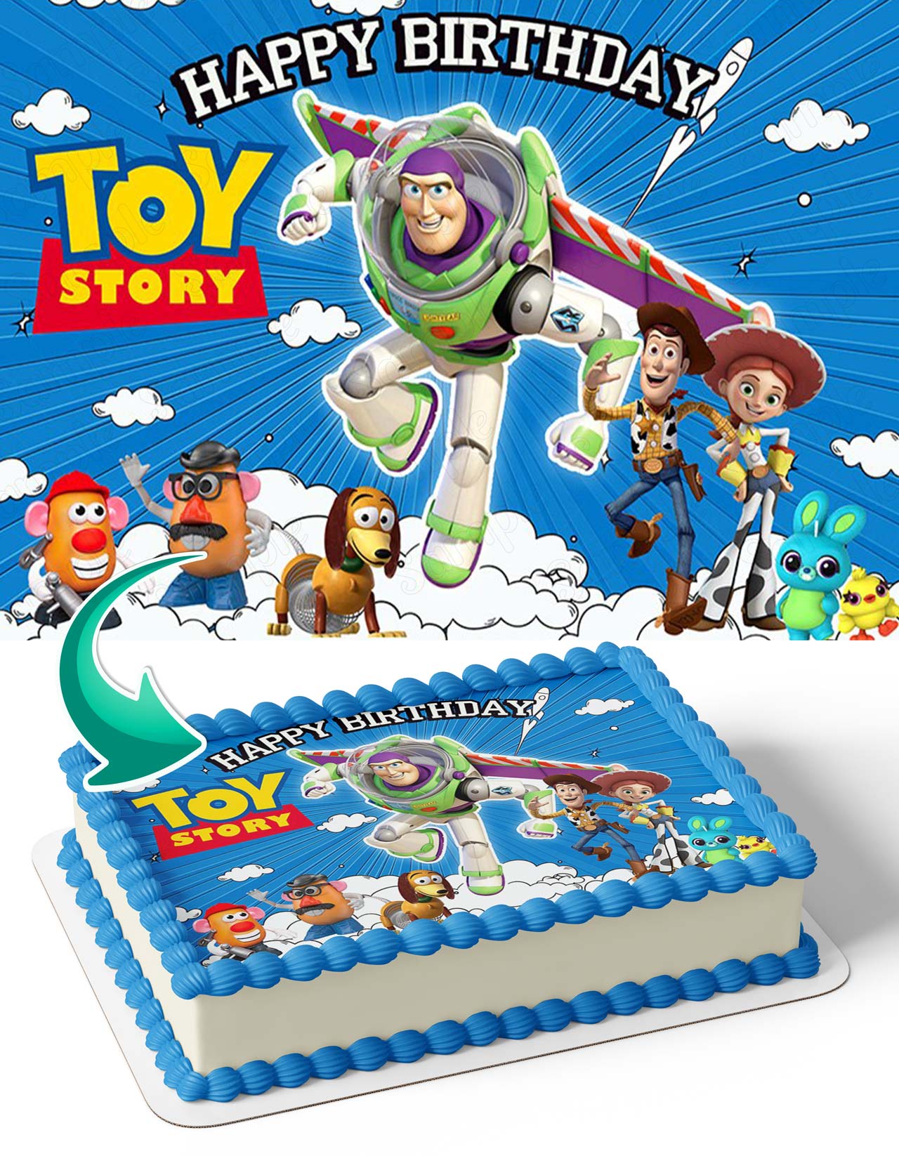 DecoPac DecoSet Toy Story 4 Team Toy Cake Decorations, 1 ct - Ralphs