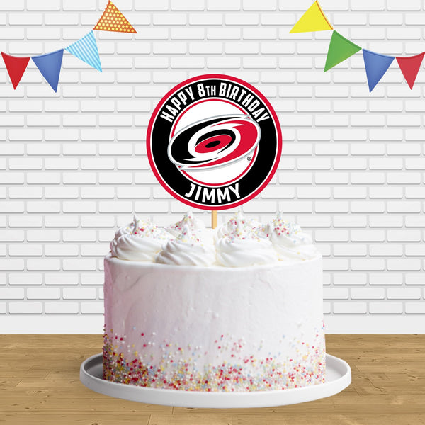 Carolina Hurricanes Cake Topper Centerpiece Birthday Party Decorations