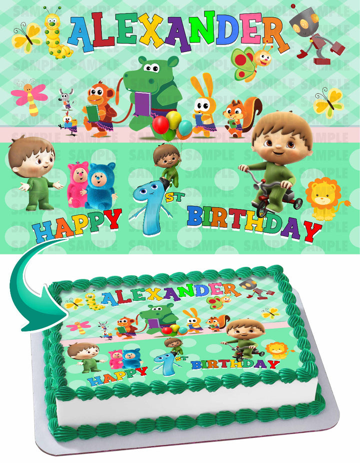 Charlie and the Numbers BabyTV Edible Cake Toppers