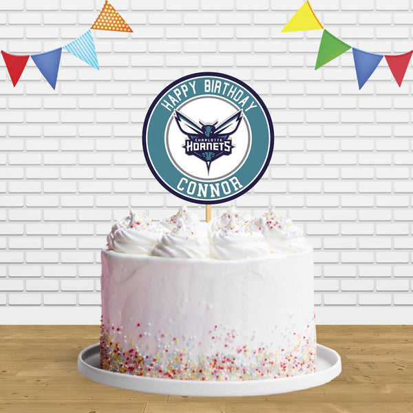 Charlotte Hornets Cake Topper Centerpiece Birthday Party Decorations